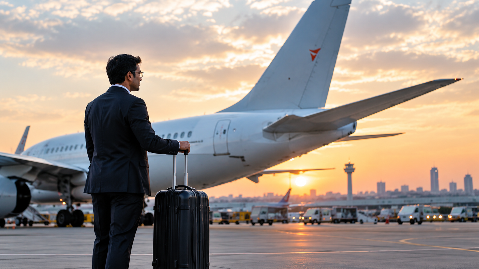 International traveler preparing for medical travel